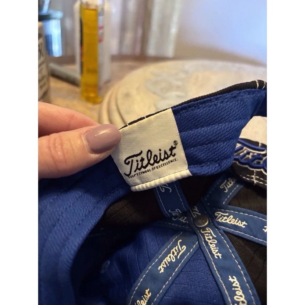 Titleist Baseball Hat Golf Blue Adjustable Adult‎